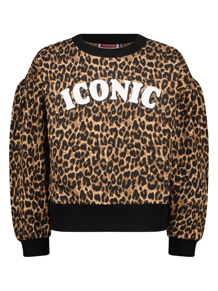 Sweatshirt in Braun