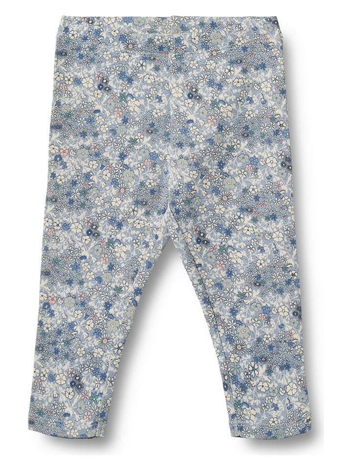 Legging "Jules" lichtblauw/wit/lichtroze