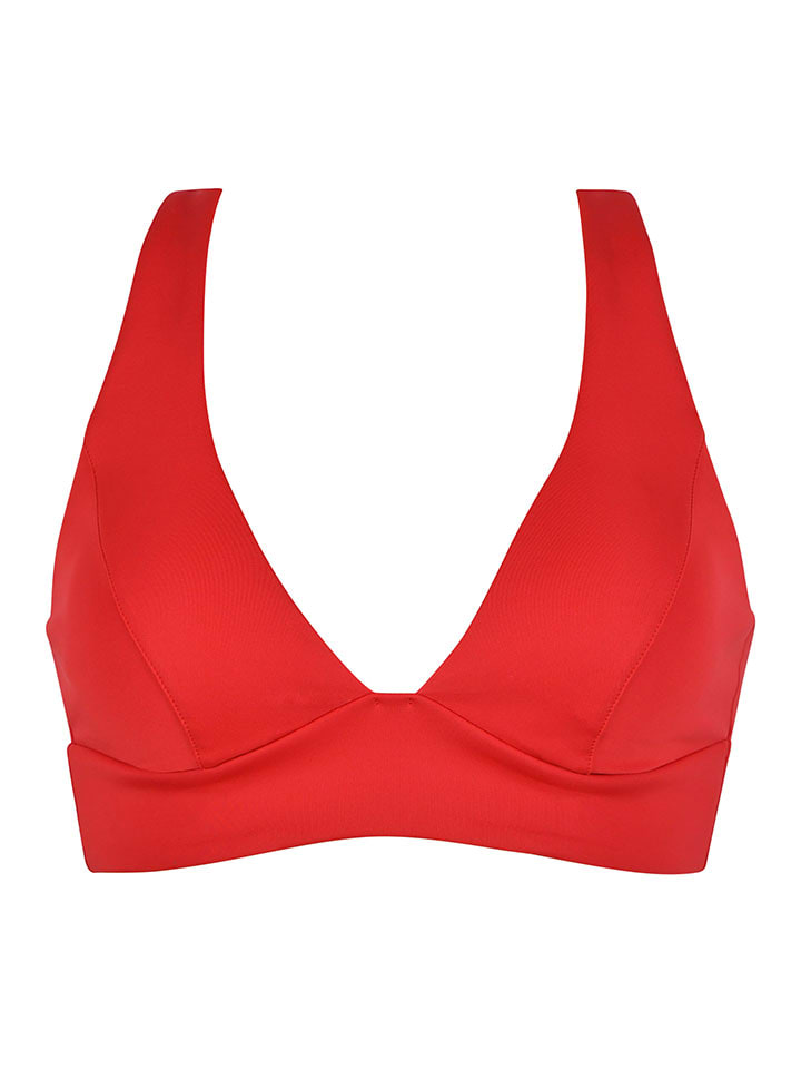 Biustonosz bikini w kolorze czerwonym