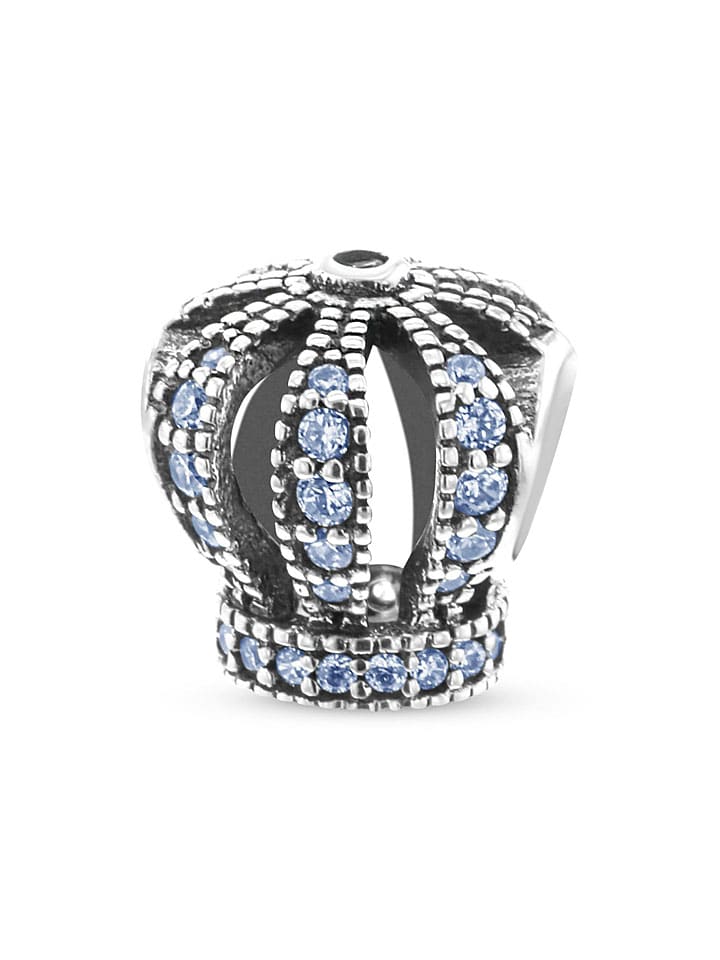 Silber-Bead mit Edelsteinen