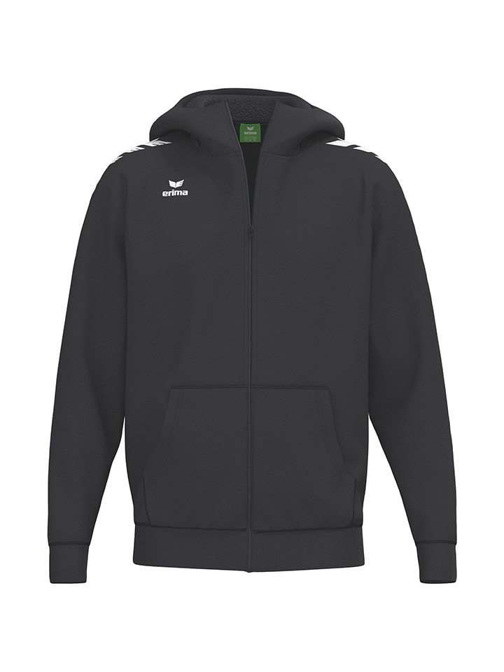 Sweatjacke "3 Wings" in Schwarz