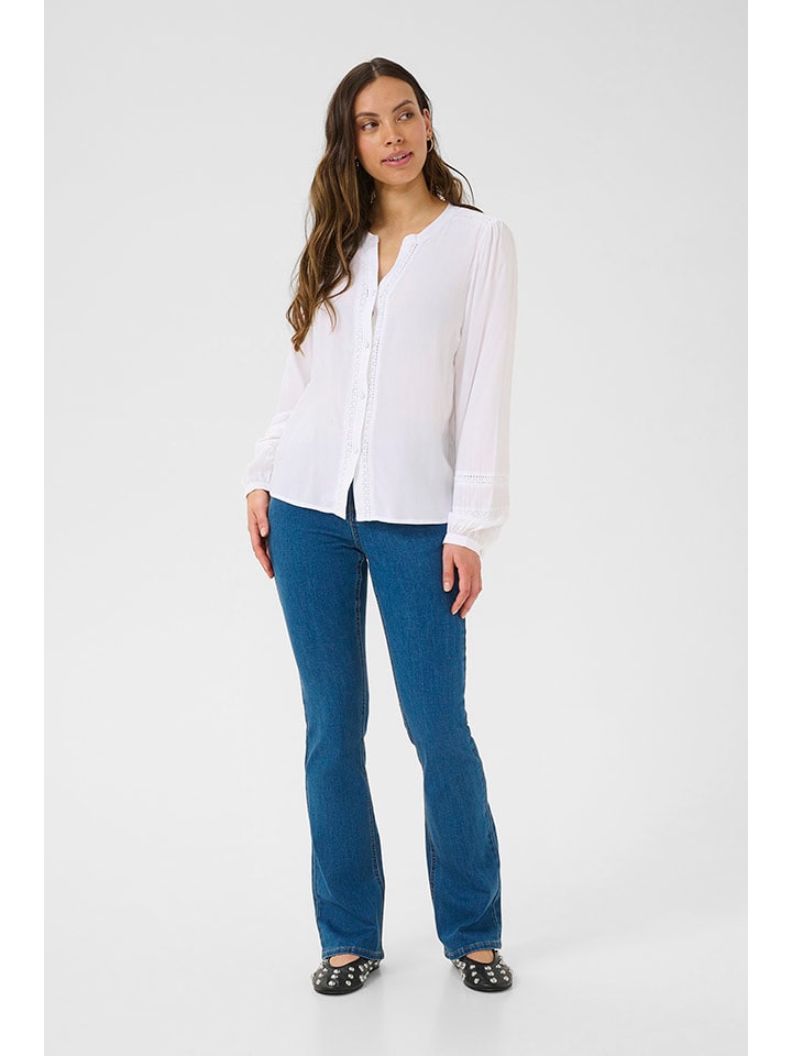 Bluse in Weiß