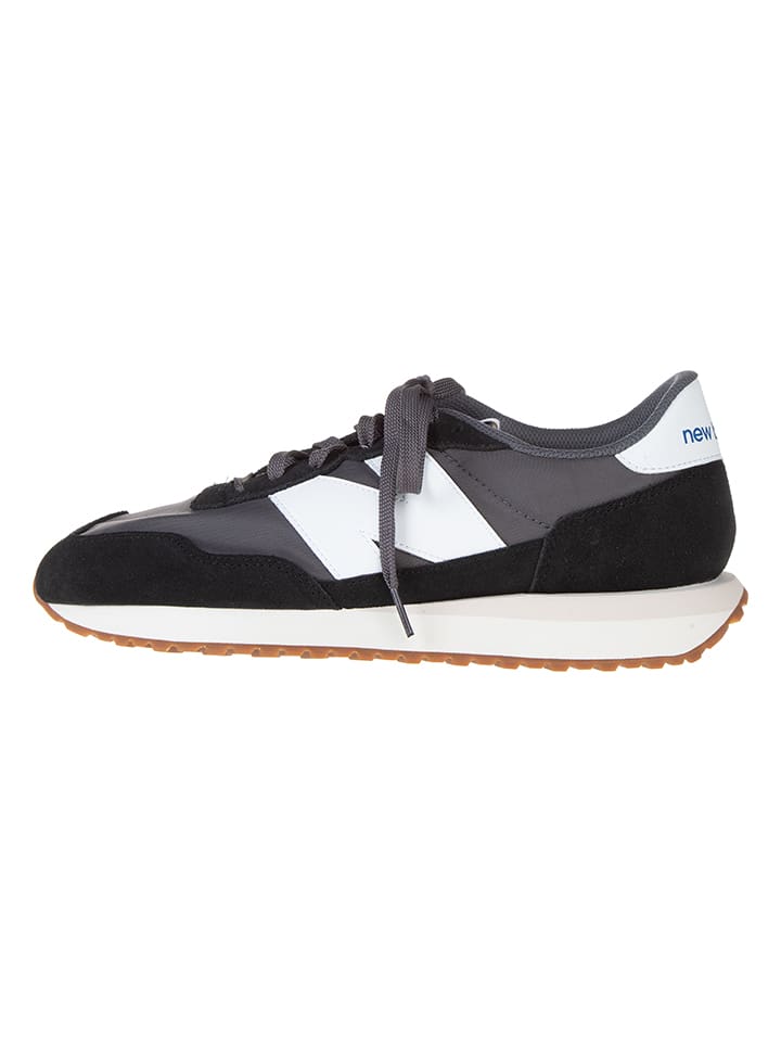 Skórzane sneakersy "237" w kolorze czarnym