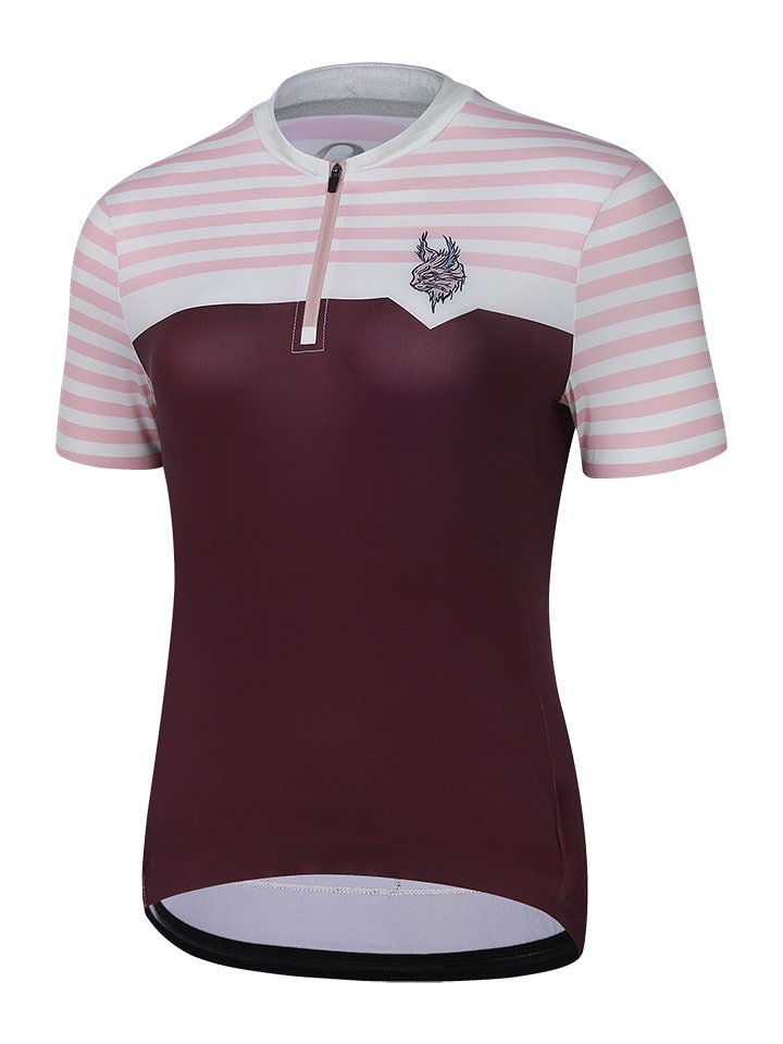 Fietsshirt rood/lichtroze