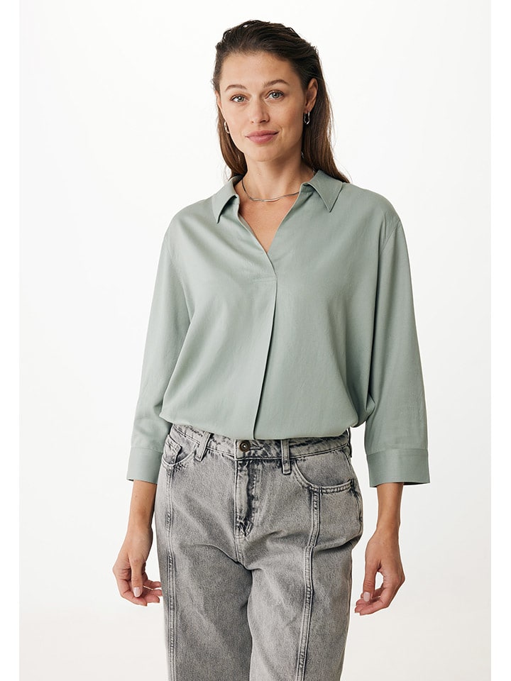 Bluse in Grün