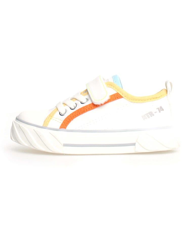Sneakersy "Elen" w kolorze kremowym