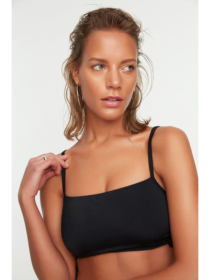 Biustonosz bikini w kolorze czarnym