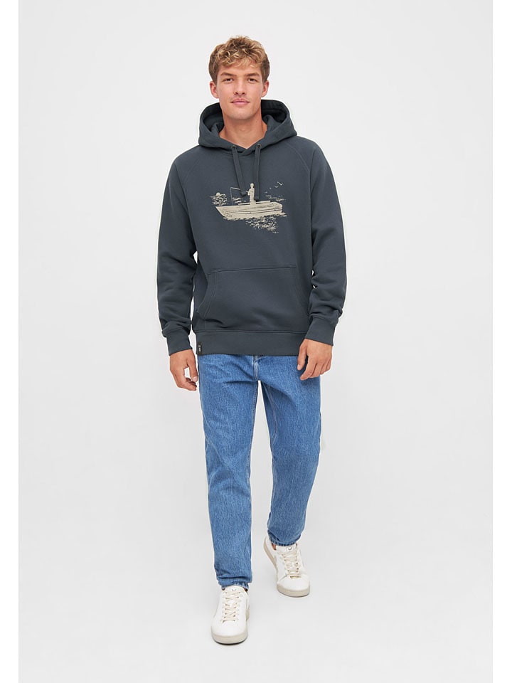 Derbe Sweatjacke Hoodie Herren Derbe Herren Sweatjacke Moin Grey