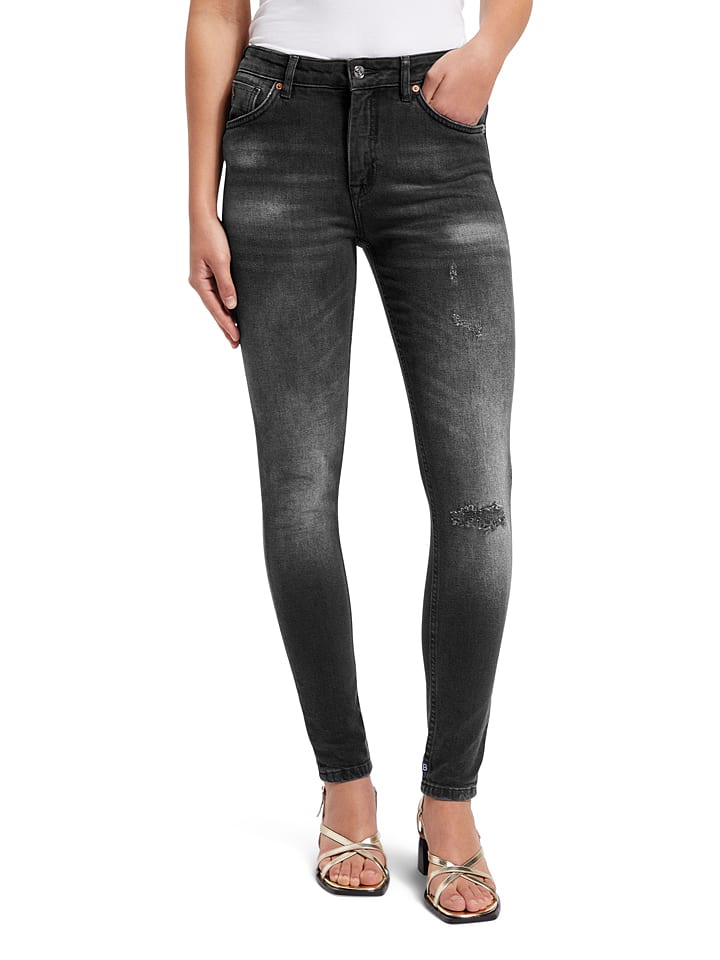 Jeans - Skinny fit - in Anthrazit