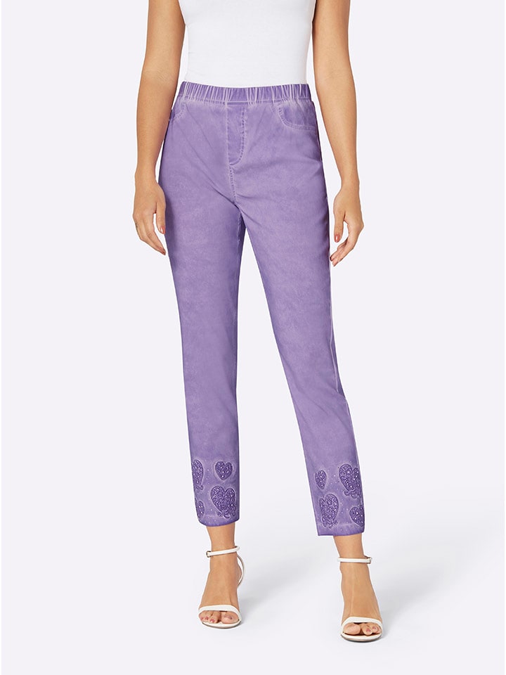 Jegging lavendelkleurig