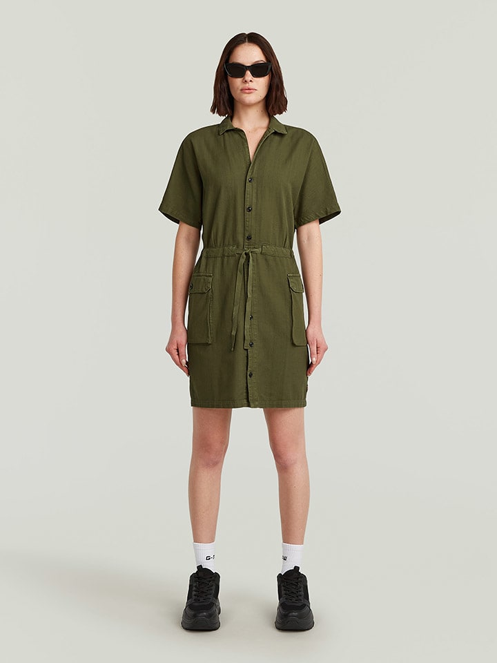 Kleid in Khaki