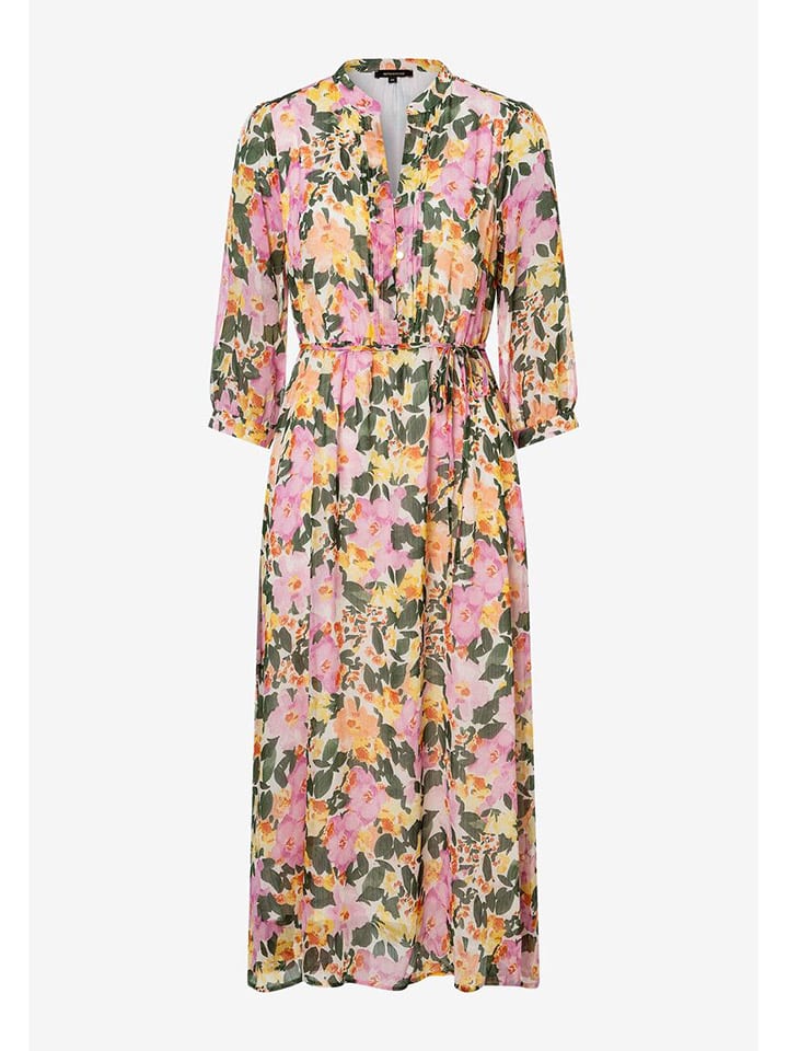 Kleid in Grün/ Rosa