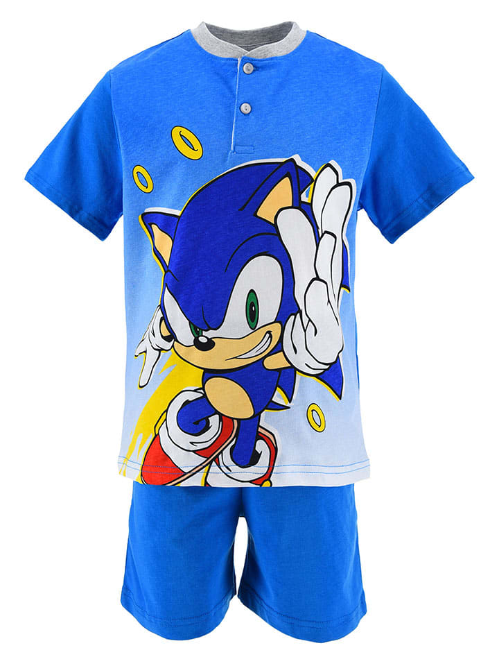 Piżama "Sonic" w kolorze niebieskim