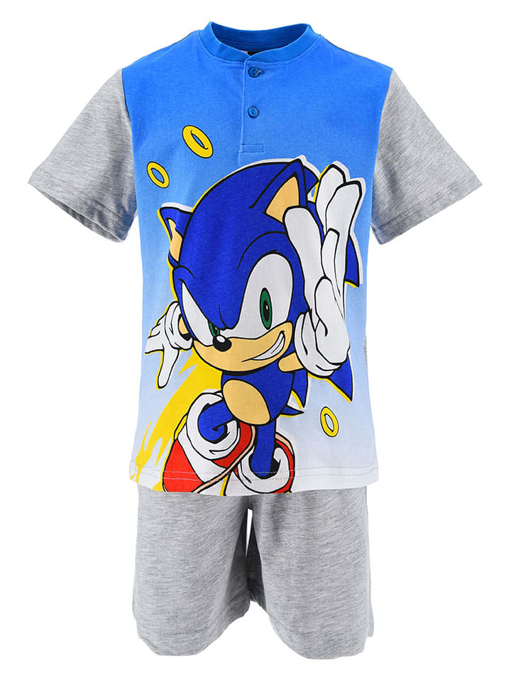 Pyjama "Sonic" in Grau