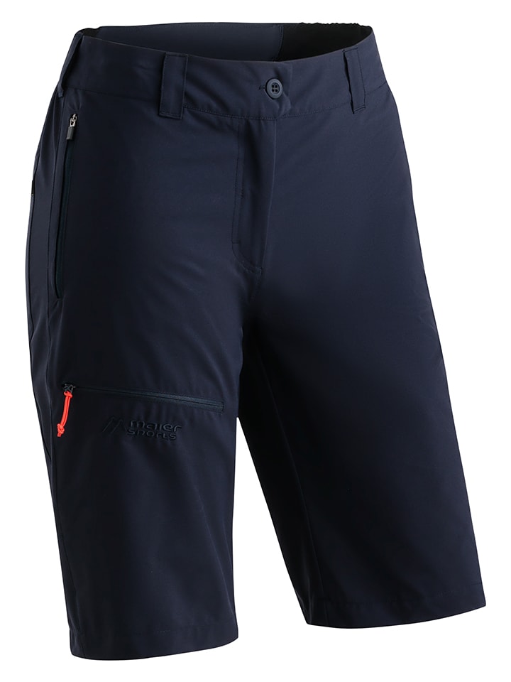 Funktionsshorts "Lulaka" in Anthrazit/ Dunkelblau