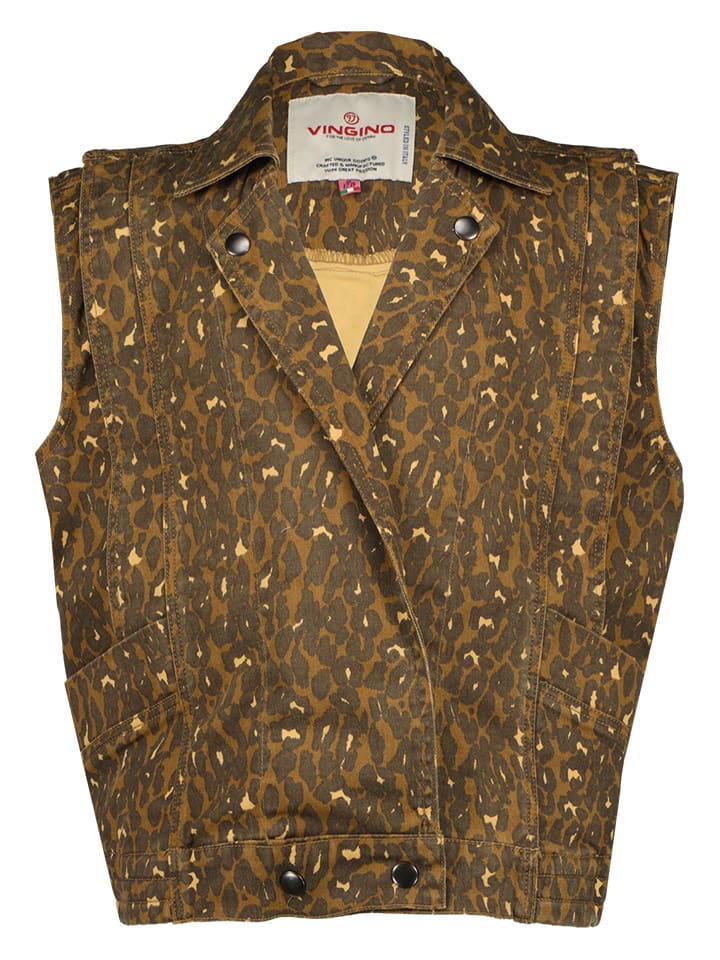 Gilet "Tina" bruin
