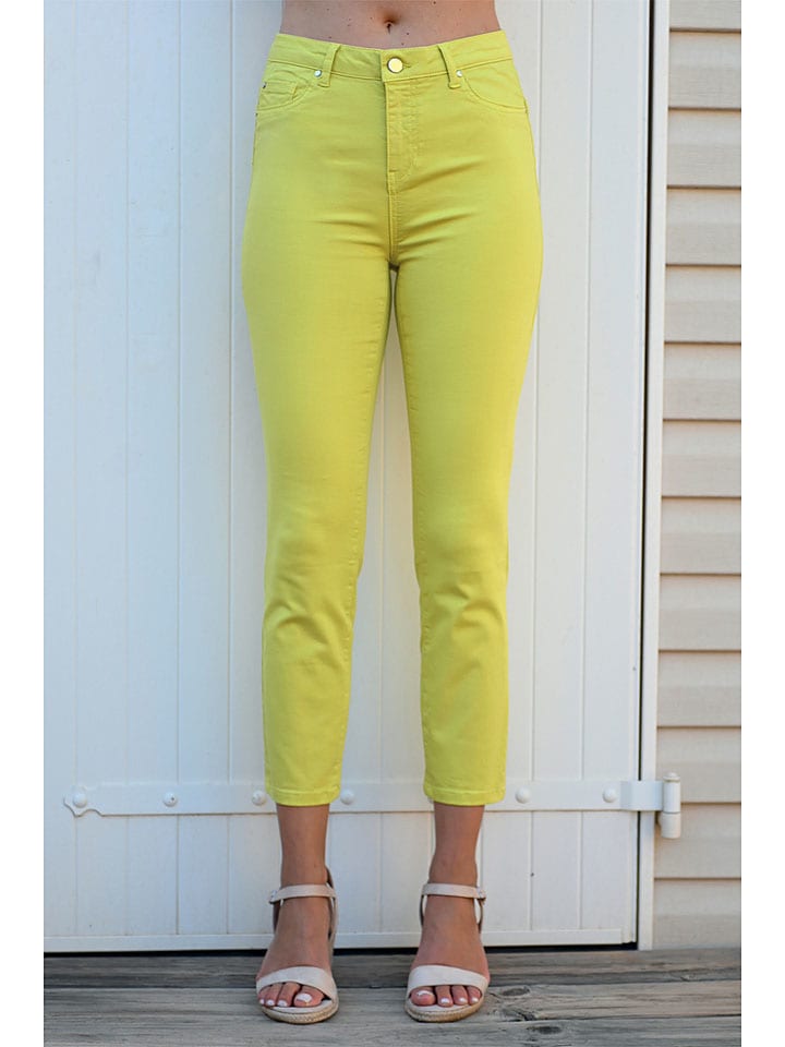 Jeans "Paula" in Hellgrün