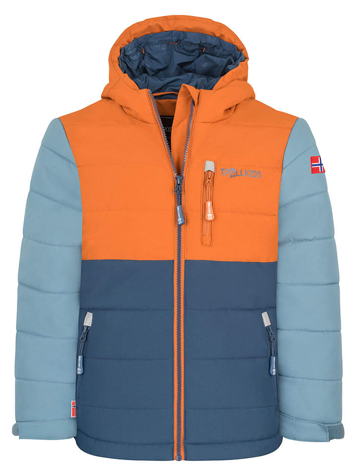 Ski-/ Snowboardjacke "Hemsedal" in Blau/ Orange