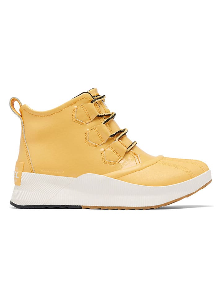 Leren winterboots "Out N About III" geel