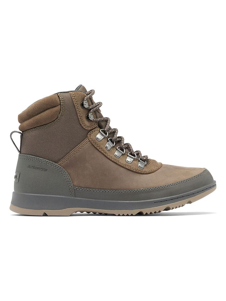 Leder-Winterboots "ANKENY™ II" in Beige/ Grau