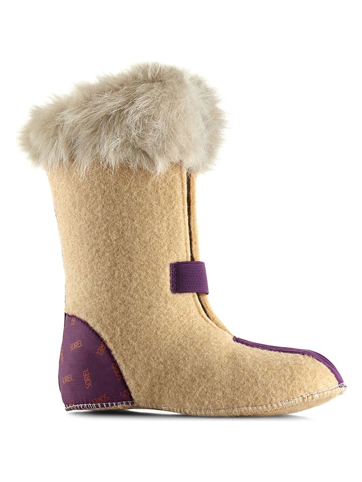 Innenschuhe "Joan of Arctic" in Beige/ Lila