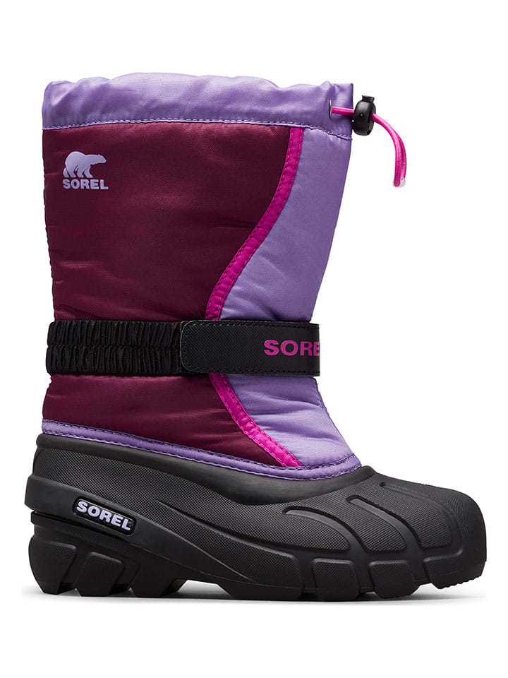 Winterboots "Flurry" in Lila/ Schwarz