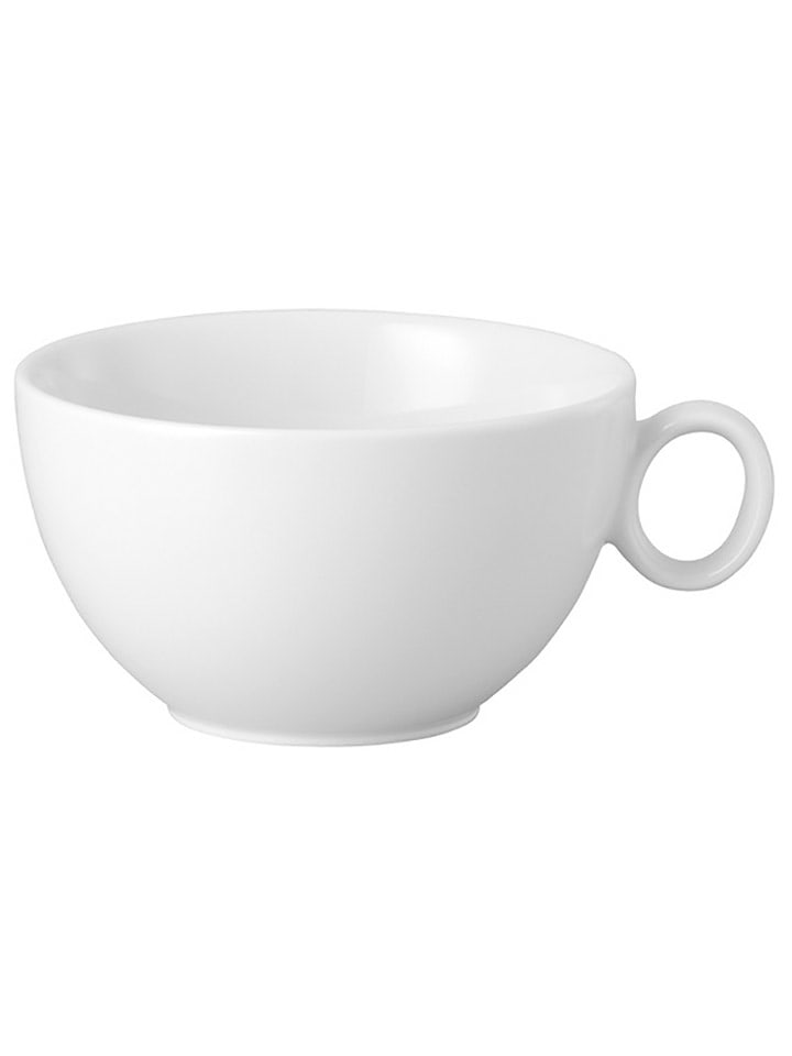 Filiżanka kombi "Loft" w kolorze białym - 340 ml