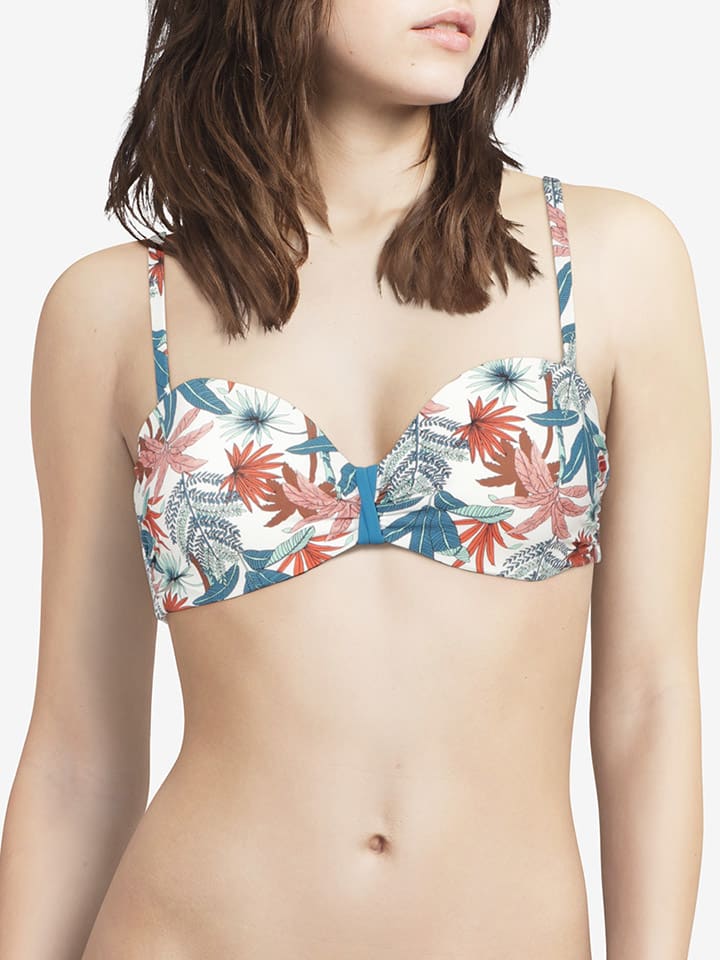 Biustonosz bikini ze wzorem