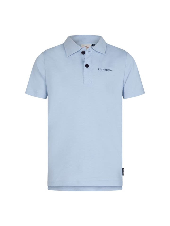 Koszulka polo "Antony" w kolorze błękitnym