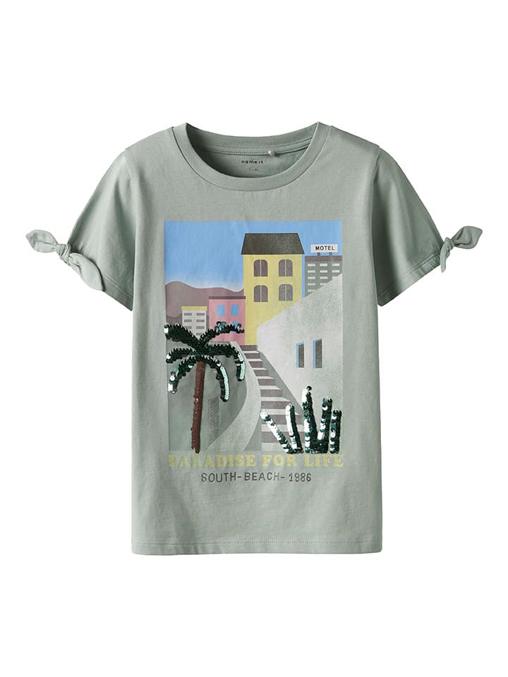 Koszulka w kolorze khaki