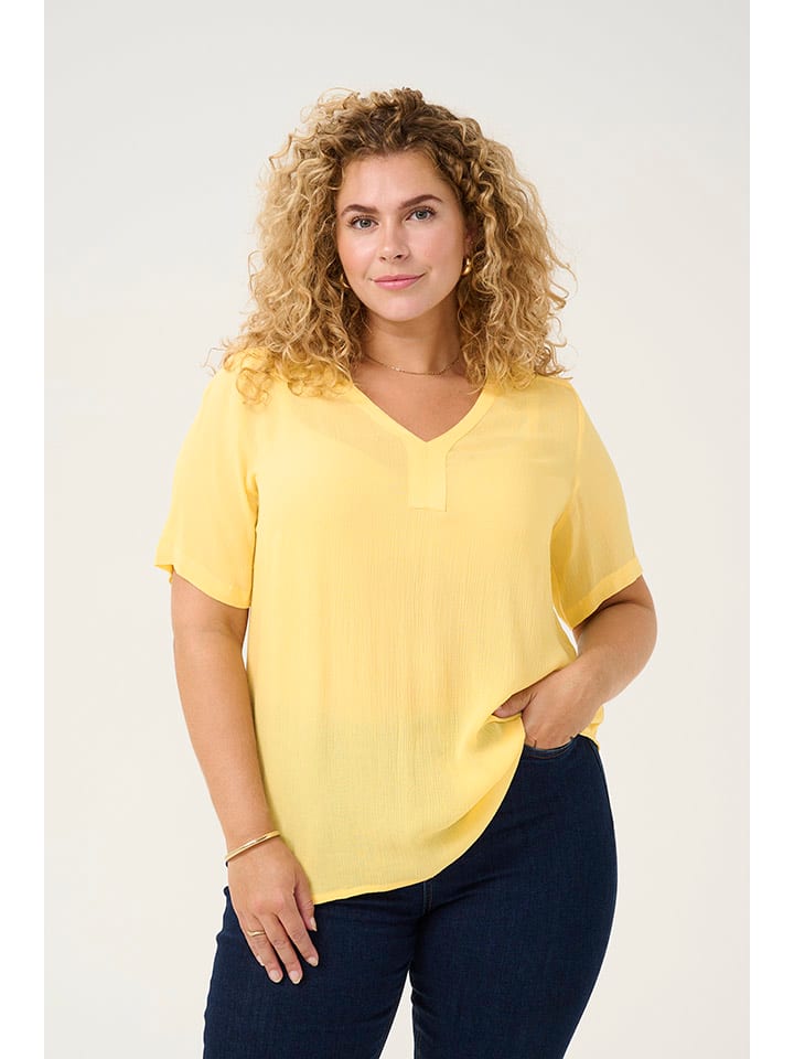 Bluse in Gelb
