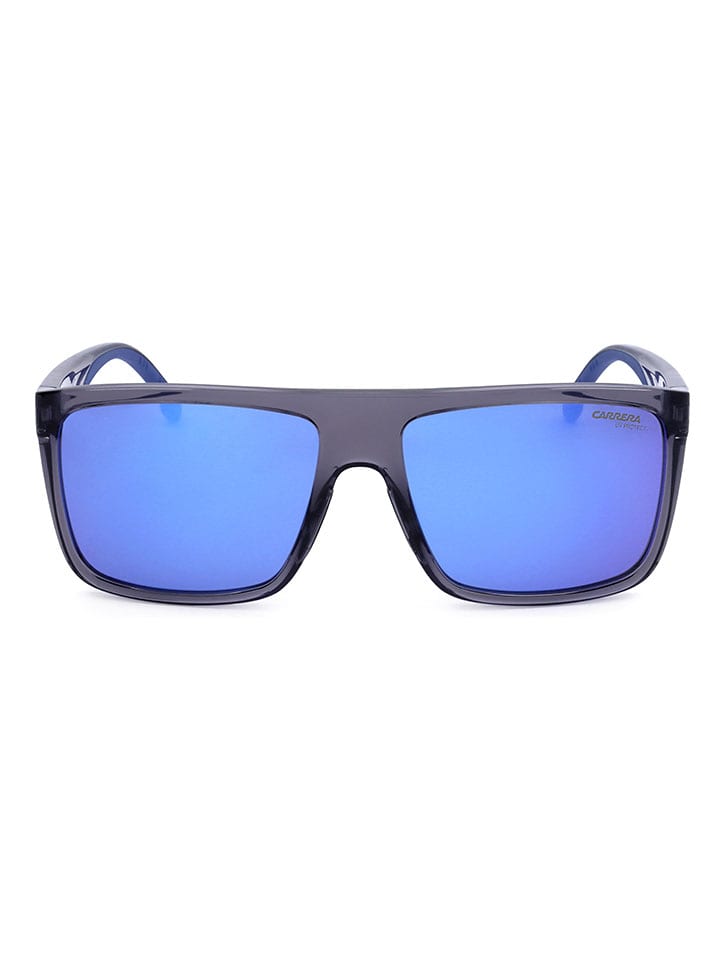 Herren-Sonnenbrille in Dunkelblau/ Blau
