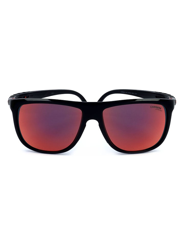 Herren-Sonnenbrille in Schwarz/ Orange