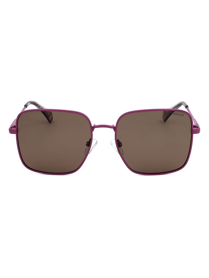 Damen-Sonnenbrille in Lila/ Braun
