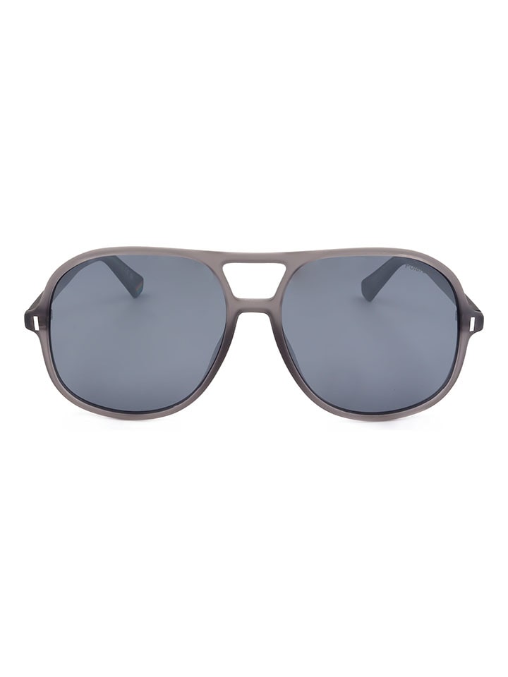 Unisex-Sonnenbrille in Grau/ Blau