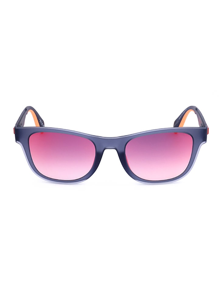 Okulary przeciwsłoneczne unisex w kolorze niebiesko-jasnoróżowym
