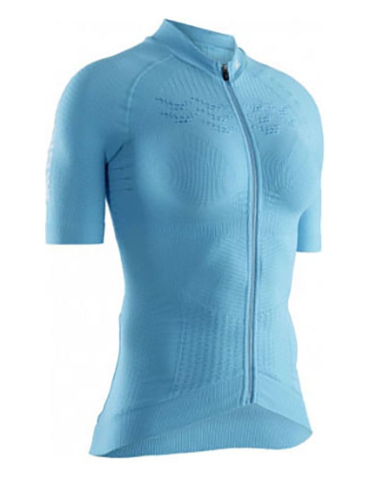 Fahrradtrikot in Hellblau