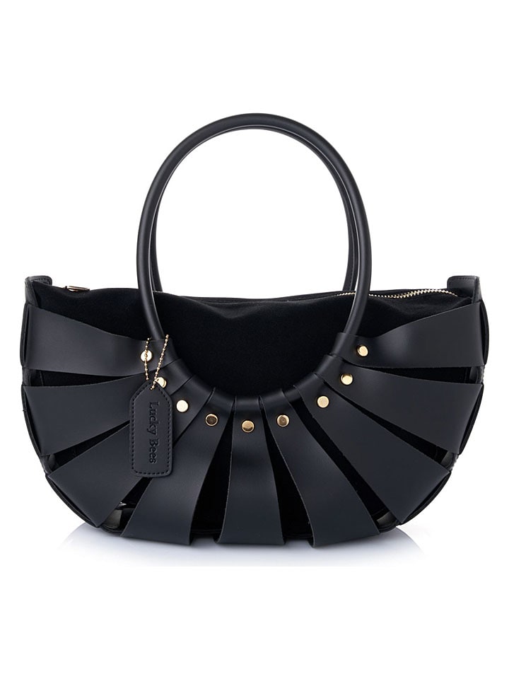 Handtas "Ingrid" zwart - (B)35 x (H)18 x (D)15 cm