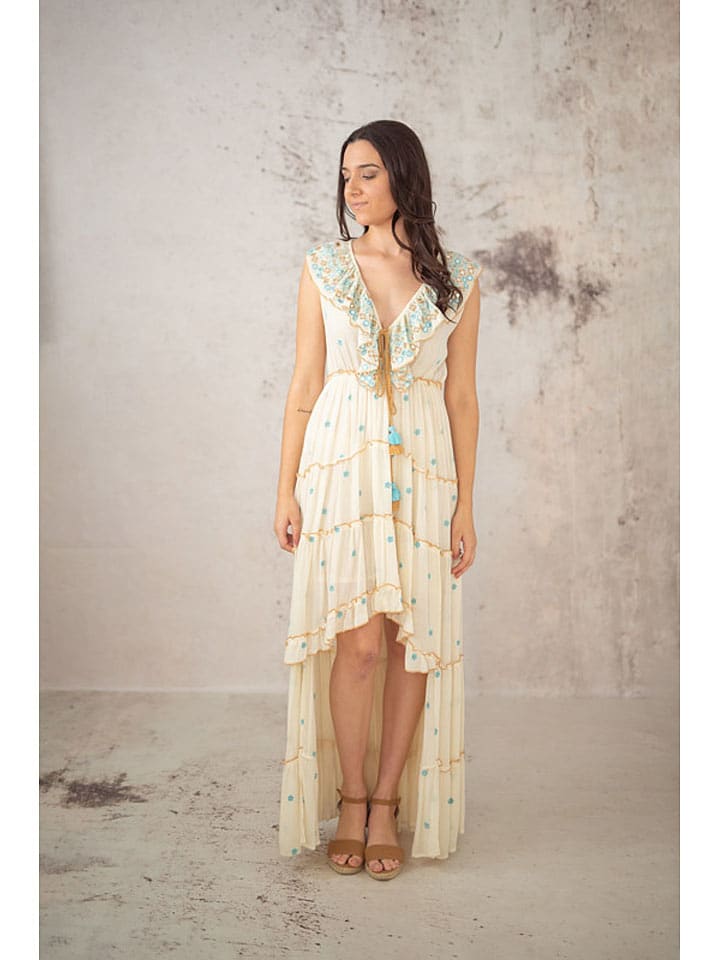 Kleid in Beige