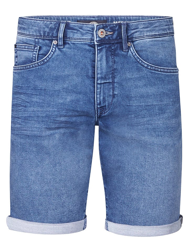 Jeans-Bermudas in Blau