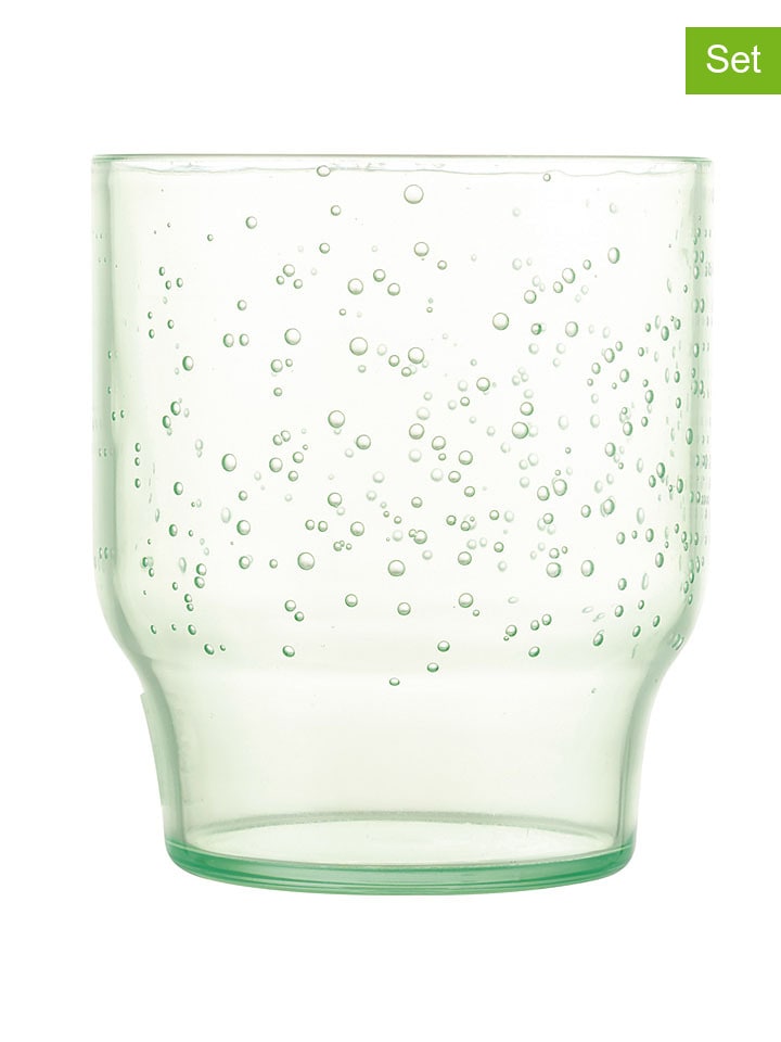 Szklanki (6 szt.) "Unico" w kolorze jasnozielonym - 325 ml