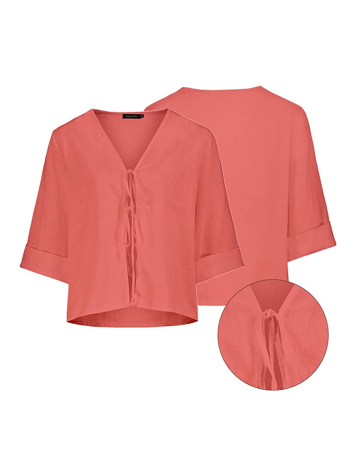 Bluse in Rot