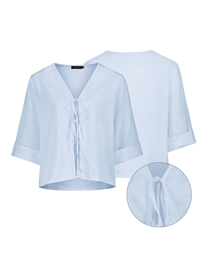 Blouse lichtblauw