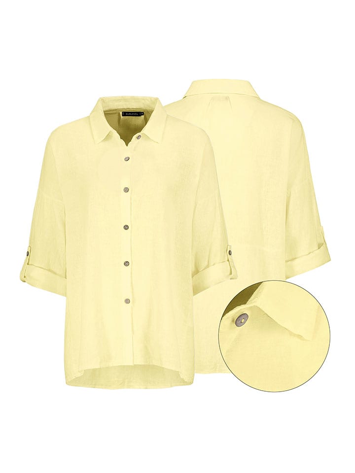 Bluse in Gelb