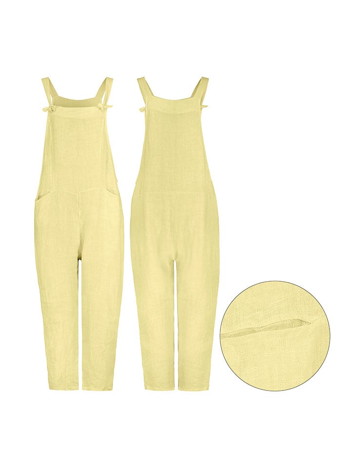 Jumpsuit in Gelb