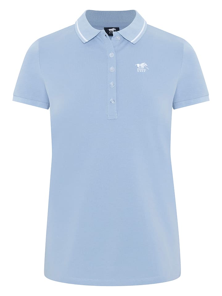 Poloshirt in Hellblau