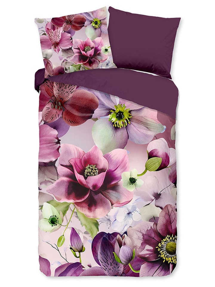 Microvezel beddengoedset "Chimai" paars