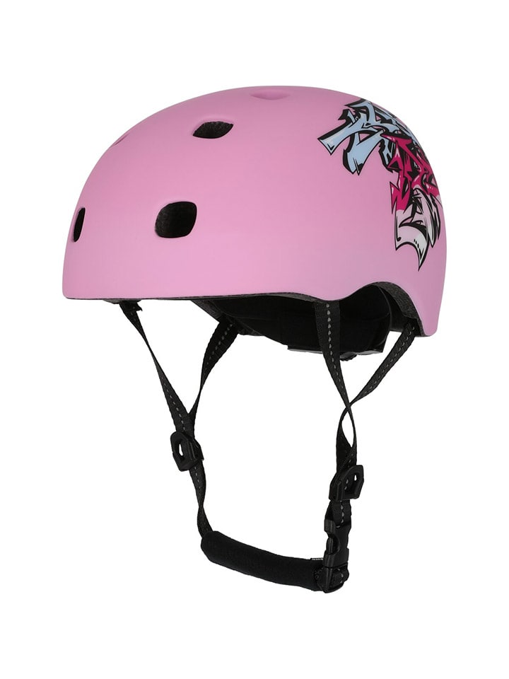 Fahrradhelm in Pink/ Bunt