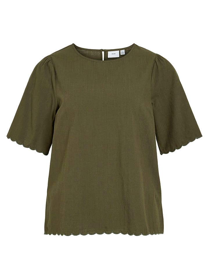 Bluzka w kolorze khaki