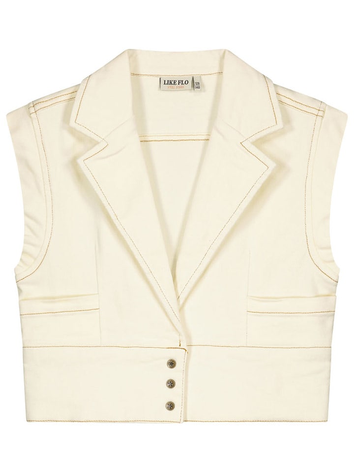 Jeans-Weste "Danique" in Creme